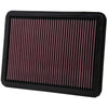 K&N 33-2144 Replacement Air Filter, 2000-2015 Toyota & Lexus 4, 6 and 8 cylinder engines, increases horsepower and acceleration, sold individually