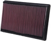 K&N 33-2247 Replacement Air Filter, 2002-2023 Dodge RAM V6 as well as V8 engines, increases horsepower and acceleration, sold individually