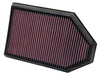 K&N 33-2460 Replacement Air Filter, 2011-2023 Dodge Challenger, Charger & Chrysler 300, V6 & Hemi engines, more horsepower & acceleration, sold individually