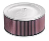 K&N 60-1190 Air Cleaner Assembly, Round, 11 in. Outside Diameter, 5 in. filter height, 5.125 in. inlet diameter, washable & reusable, sold individually