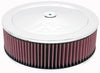 K&N 60-1230 Air Cleaner Assembly, Round, 11 in. Outside Diameter, 3.5 in. filter height, 7.313 in. inlet diameter, washable & reusable, sold individually