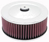 K&N 60-1330 Air Cleaner Assembly, Round, 7 in. Outside Diameter, 3 in. filter height, 5.125 in. inlet diameter, washable & reusable, sold individually