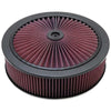 K&N 66-3020 X-Stream Air Flow Top Filter, round, raised 14 inch diameter, high air flow with excellent filtration, sold individually