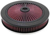 K&N 66-3110 X-Stream Air Flow Top Filter, round, 11 inch diameter, raised, high air flow with excellent filtration, sold individually