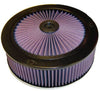 K&N 66-3120 X-Stream Air Flow Top Filter, round, 11 inch diameter, 3/4" Raised, high air flow with excellent filtration, sold individually
