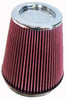 K&N RF-1020 Universal Clamp-On Air Filter, Conical, 6” Inlet Flange ID, 5” Top Diameter, 7.5" Base Diameter, washable and reusable, sold individually