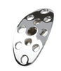 Lokar BAG-6152 Brake Pedal Pad, Chromed Steel Brake/Clutch Pad, Chrome Plated Steel, Lakester