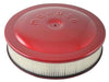 Moroso 65905 Air Cleaner Kit, 14 In. X 3 In., Aluminum, Red Powder Coat
