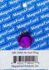 MagnaFuel MP-3000 Purple Port Plug, -6 AN, aluminum, hex head, includes O-Ring, plug off any unused -6 AN hole, sold individually