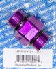 MagnaFuel MP-3010 Purple Union Coupler, -12 AN Straight Cut Male to -12 AN Straight Cut Male, aluminum, O-Rings included, sold individually