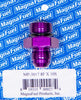 MagnaFuel MP-3017 AN Adapter, -8 AN Flare Male to -10 AN Male Straight Cut O-Ring Adapter, aluminum, Purple anodized, sold individually