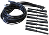 MSD 31523 Super Conductor 8.5MM Spark Plug Wire Set, fits Race Hemi engines with a low profile distributor, Black Wires with Gray Boots, sold as a set