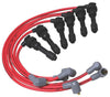 MSD 32709 Super Conductor 8.5MM Spark Plug Wire Set, fits 1991-1996 Dodge and Mitsubishi 3.0L engine, Red Wires with Gray Boots, set of 8
