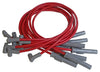 MSD 32749 Super Conductor 8.5MM Spark Plug Wire Set, fits 1960-1991 Small Block Mopar LA engine w/ HEI MSD distributor, Red Wires with Gray Boots, set of 8