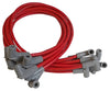 MSD 35609 Super Conductor 8.5MM Spark Plug Wire Set, fits Big Block Chevy with an HEI tower cap, Red Wires with Gray Boots, sold as a set of 8