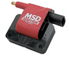 MSD 8228 Blaster OEM Replacement Coil for late model Dodge and Chevy applications, 40,000 Volts max output, Red, sold individually