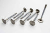 Manley 10717-8 Street Flo Exhaust Valves, Stainless Steel, for Big Block Chevy engines, 1.725” valve diameter, swirl polished, sold as a set of 8