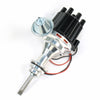 Pertronix D141700 Distributor FlameThrower Plug N Play Billet Magnetic Pickup Vacuum Advance Socket Style Black Small Block Mopar Each