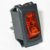 Painless Wiring 80414 Small Rocker Switch (On/ Off  Amber Lighted)