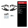 QA1 DK32-GMX2 Drag Racing Level 2 Suspension Kit, fits GM 1968-1974 X-Body, includes Front Upper and Lower Control Arms