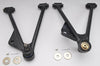 QA1 MU2ESA Street Performance Tubular Front Lower Control Arms, Fits 1994-2004 Ford Mustang, black powder coated