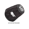 K&N RF-1041DK DryCharger Air Filter Wrap, Black, Conical, water repellent, silicone treated polyester, high air flow, sold individually