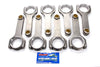 SCAT 2-454-6385-2200 BBC Pro Sport H-Beam Connecting Rods, for 366-454, Forged 4340 Steel, 6.385” length, 0.990” Pin, Floating, 2.200” Rod Journal