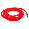 Taylor 38192 Convoluted Tubing, Red, 1/4 inch diameter, plastic, slit for easy wire insertion and removal, sold as a 25 foot roll