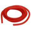 Taylor 38280 Convoluted Tubing, Red, 3/8 inch diameter, plastic, slit for easy wire insertion and removal, sold as a ten foot roll
