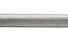Vibrant 11946 -6 Stainless Steel Braided Race Hose, -6 AN, 50 foot length, flexible, 0.344” ID / 0.5625” OD, rubber lined, sold individually