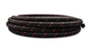 Vibrant 11966R -6 Black/Red Nylon Braided Race Hose, -6 AN, 10 foot length, flexible, 0.344” ID / 0.5625” OD, rubber lined, sold individually