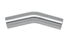 Vibrant Performance 2150 Polished Aluminum Tubing, Angled, 30 Degree, 1.500 inch outside diameter, 2.250 inch radius, 6.500 inch length, sold individually