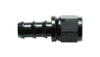 Vibrant Performance 22004 Black Push-On Hose End Fitting, -4 AN Hose Barb to -4 AN Female, straight, aluminum, sold individually